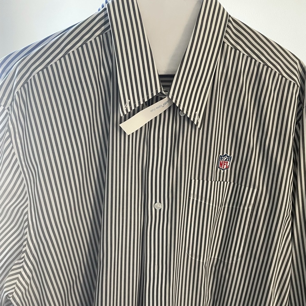 NFL Striped button up dress shirt